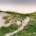 Girl Exploring the Outer Banks