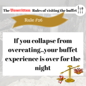 The Rule of visiting the buffet (1)