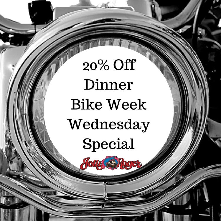 bike week dinner special wednesday 