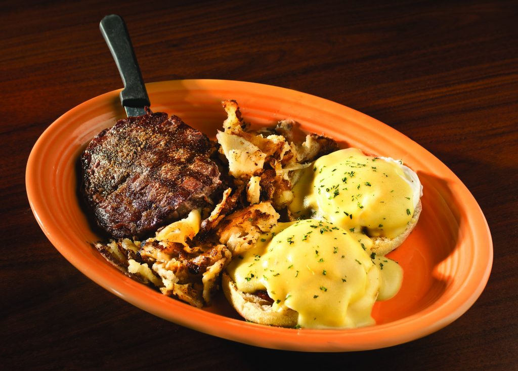 steak and eggs