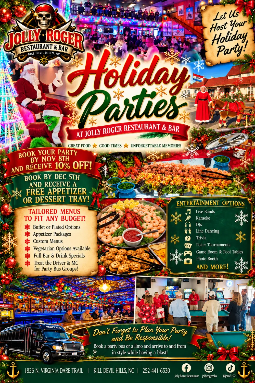 Jolly Roger Holiday Party Flyer (1)